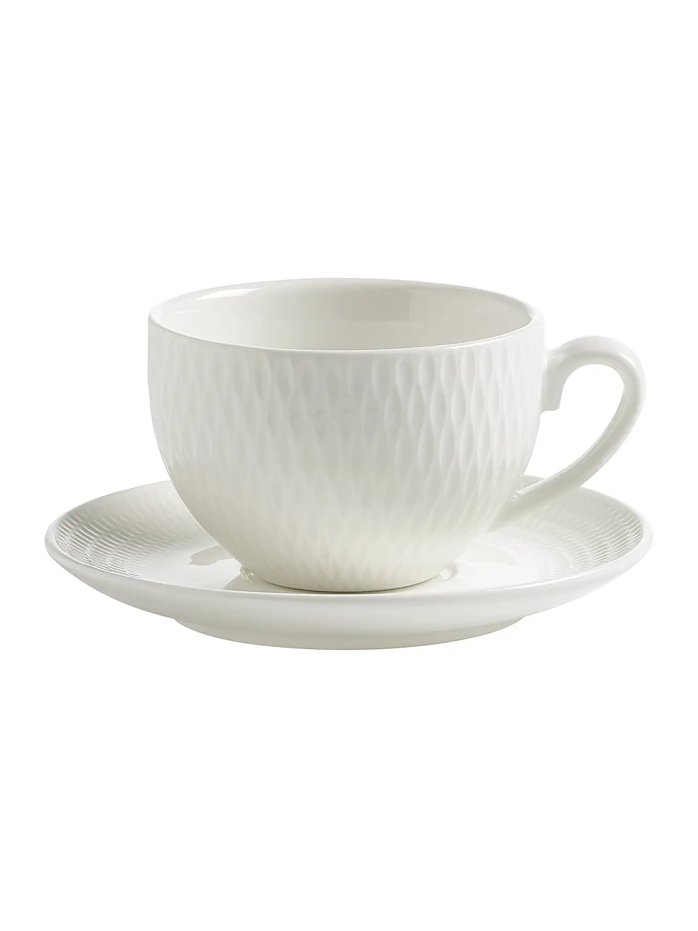 MAXWELL & WILLIAMS | Espreossotasse mit Untertasse 100ml "Diamonds Round" | 